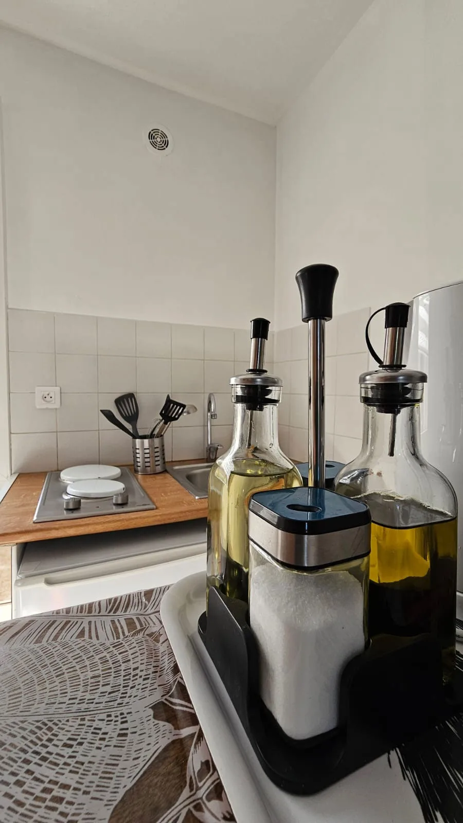 Machine à café et équipements de la kitchenette